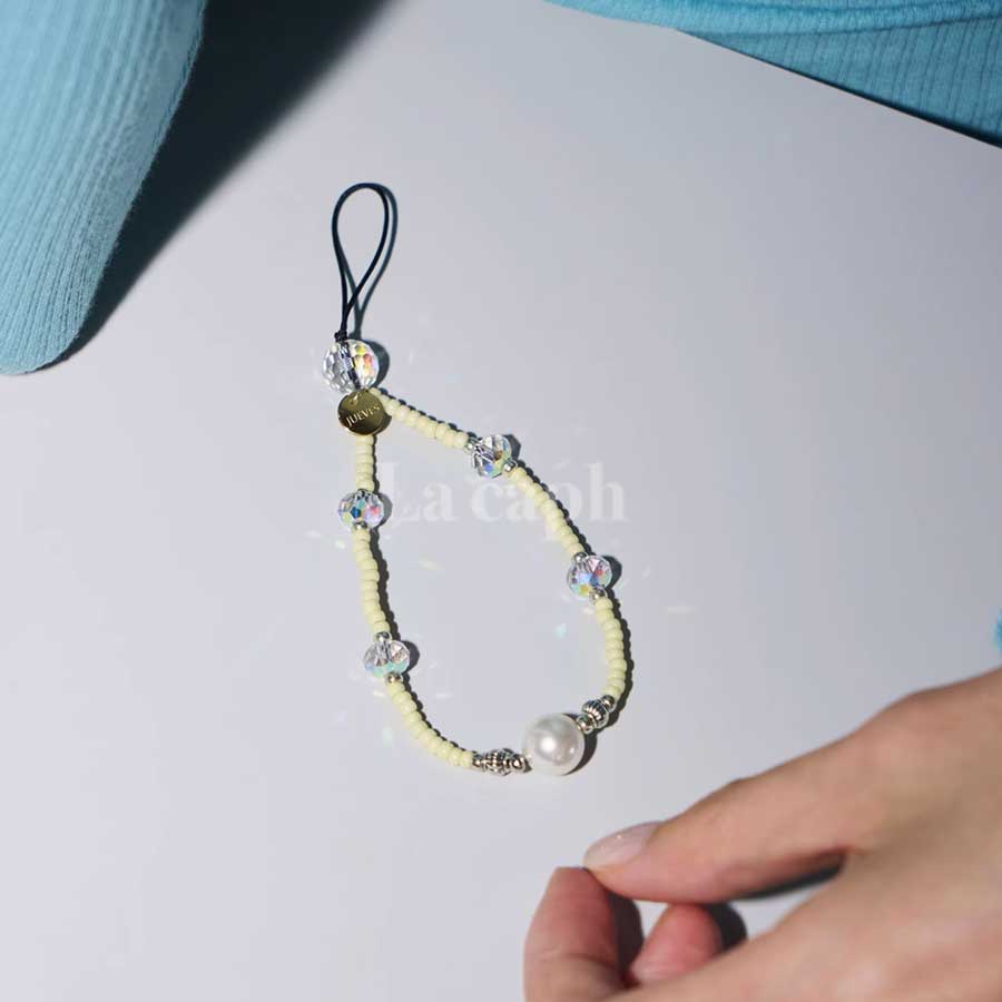 crystal bead iPhone strap (4colors)