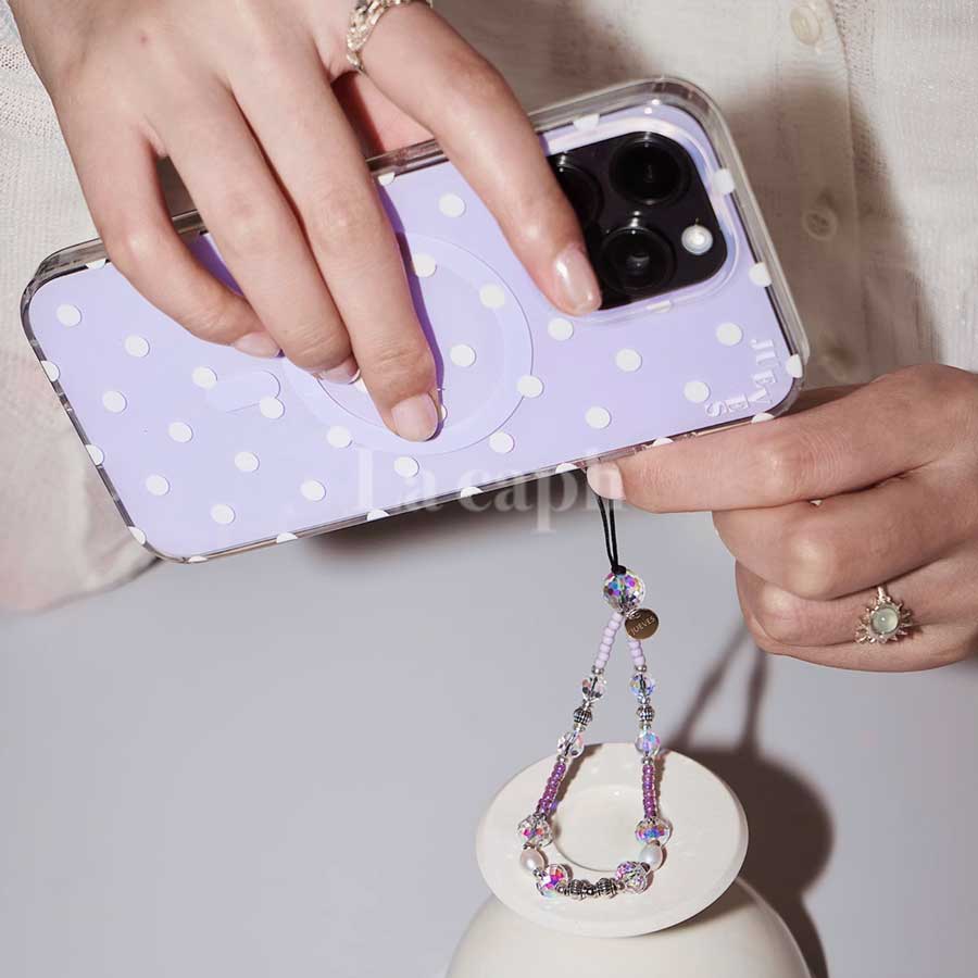 crystal bead iPhone strap (4colors)