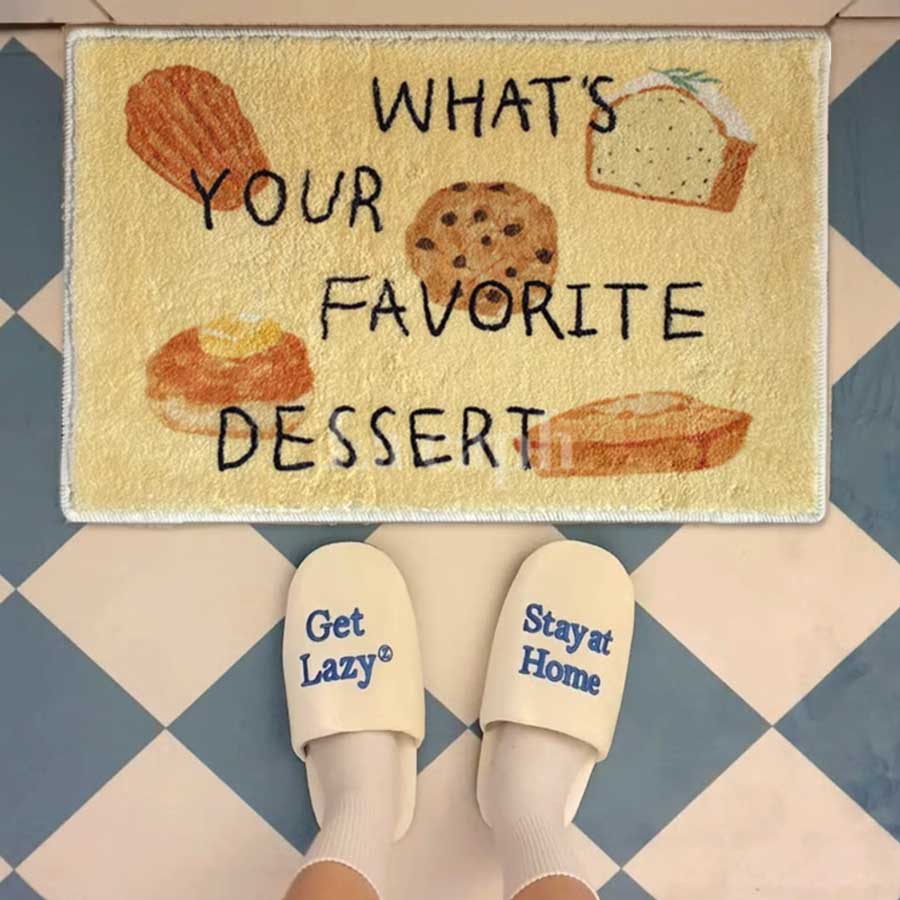 sweet square mat (3designs)