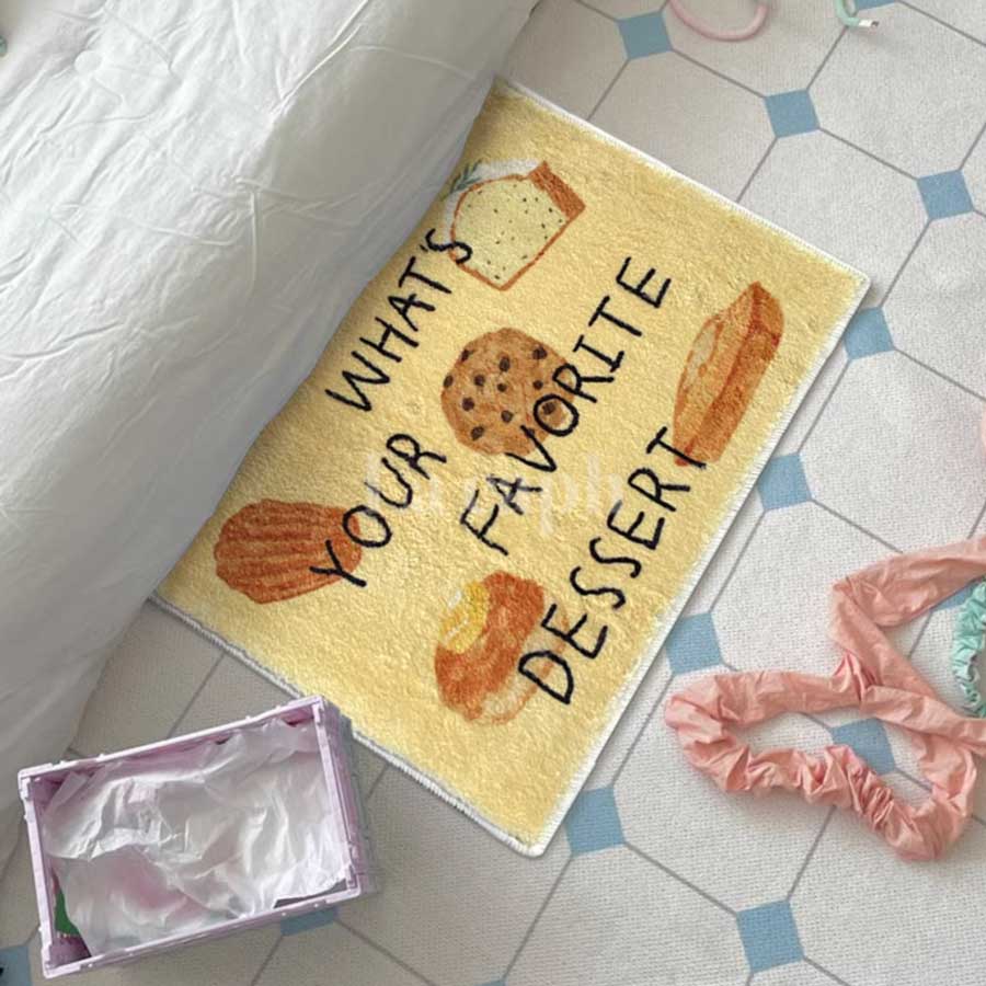 sweet square mat (3designs)