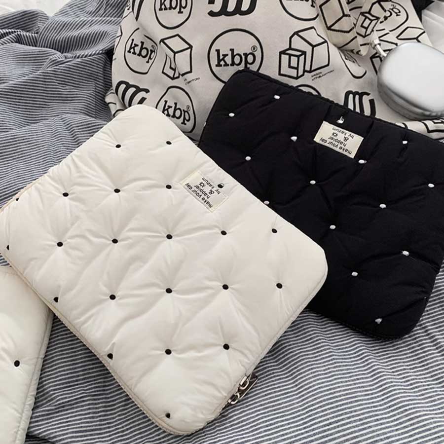 quilted dot PC bag (2colors)