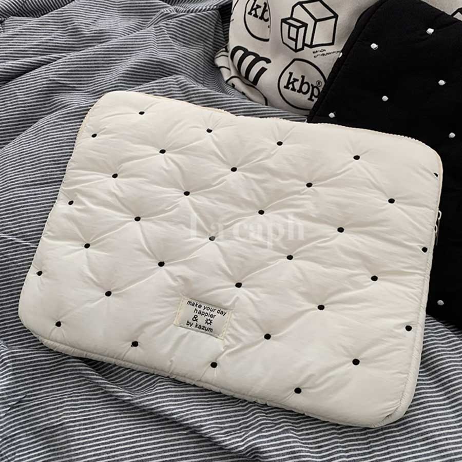 quilted dot PC bag (2colors)