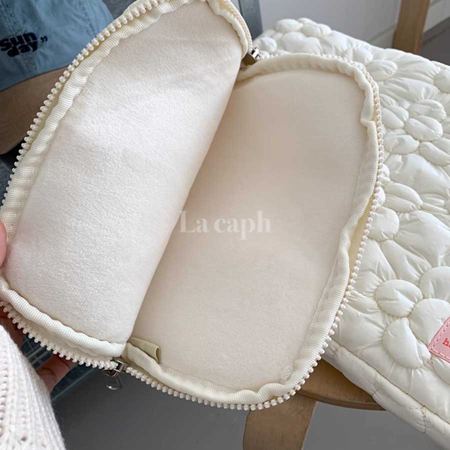 flower quilted PC bag