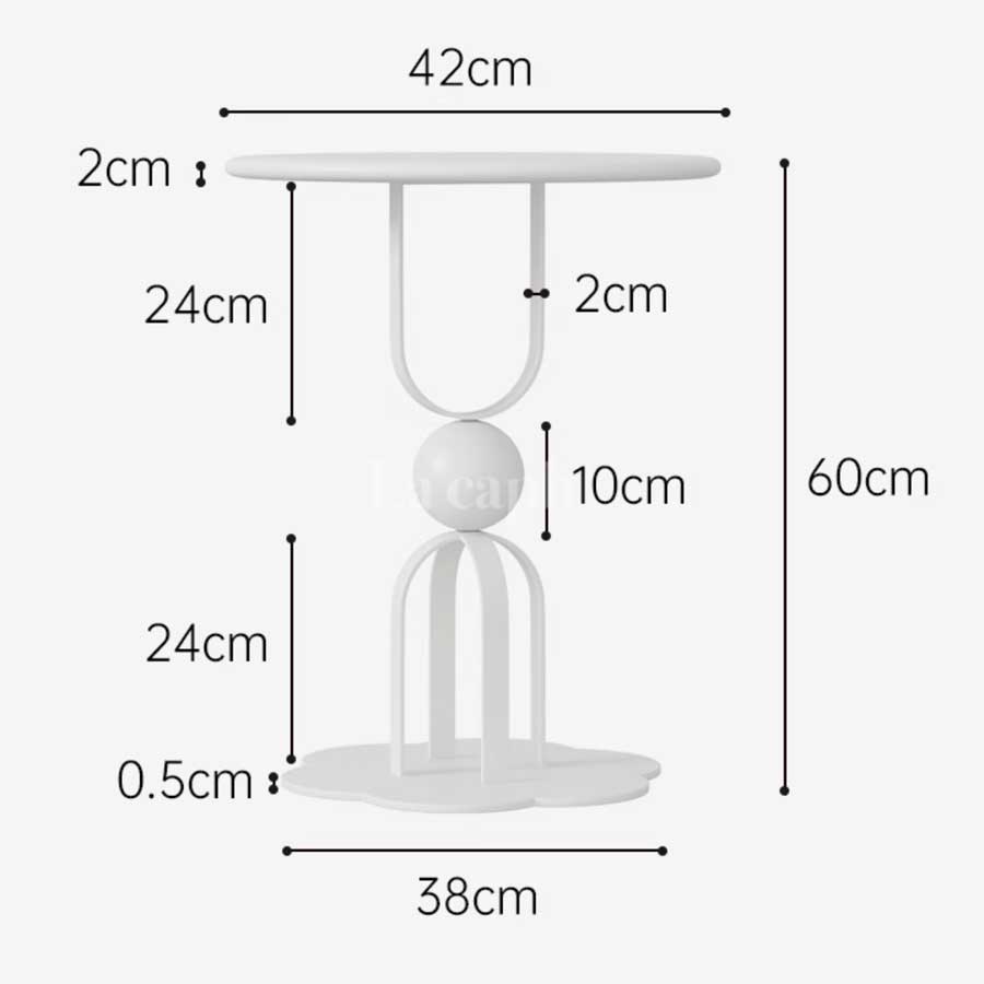 sculptural side table(3colors)