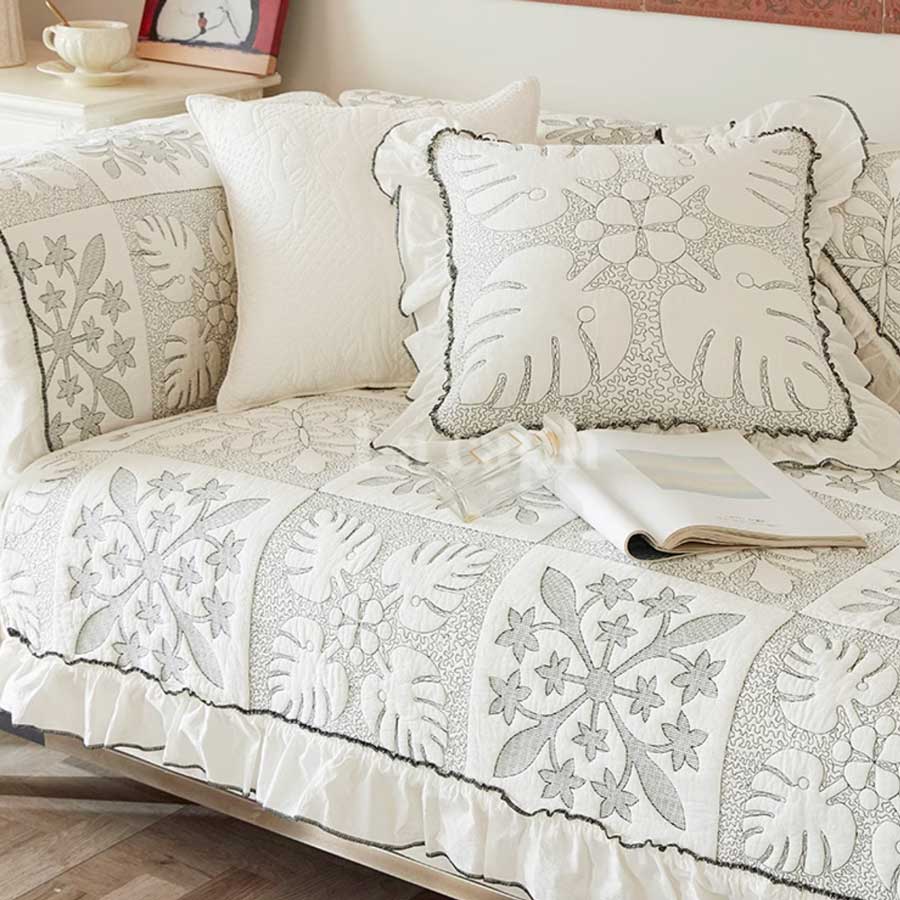 floral elegance sofa cover