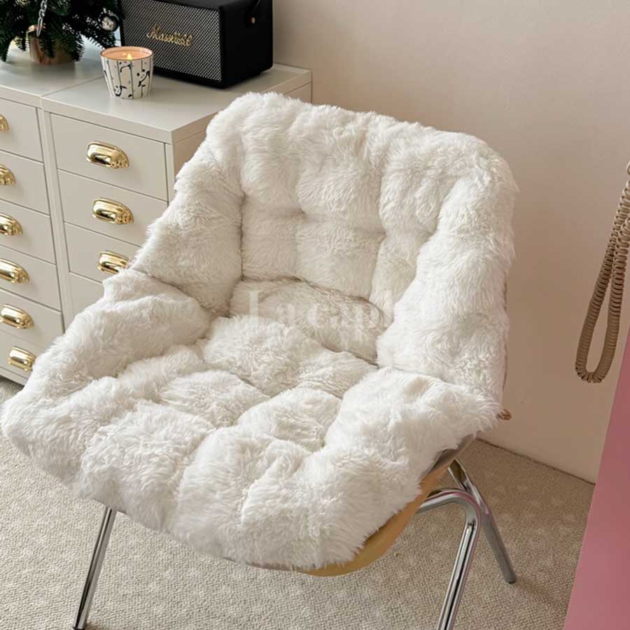 soft furry chair cover (4colors)