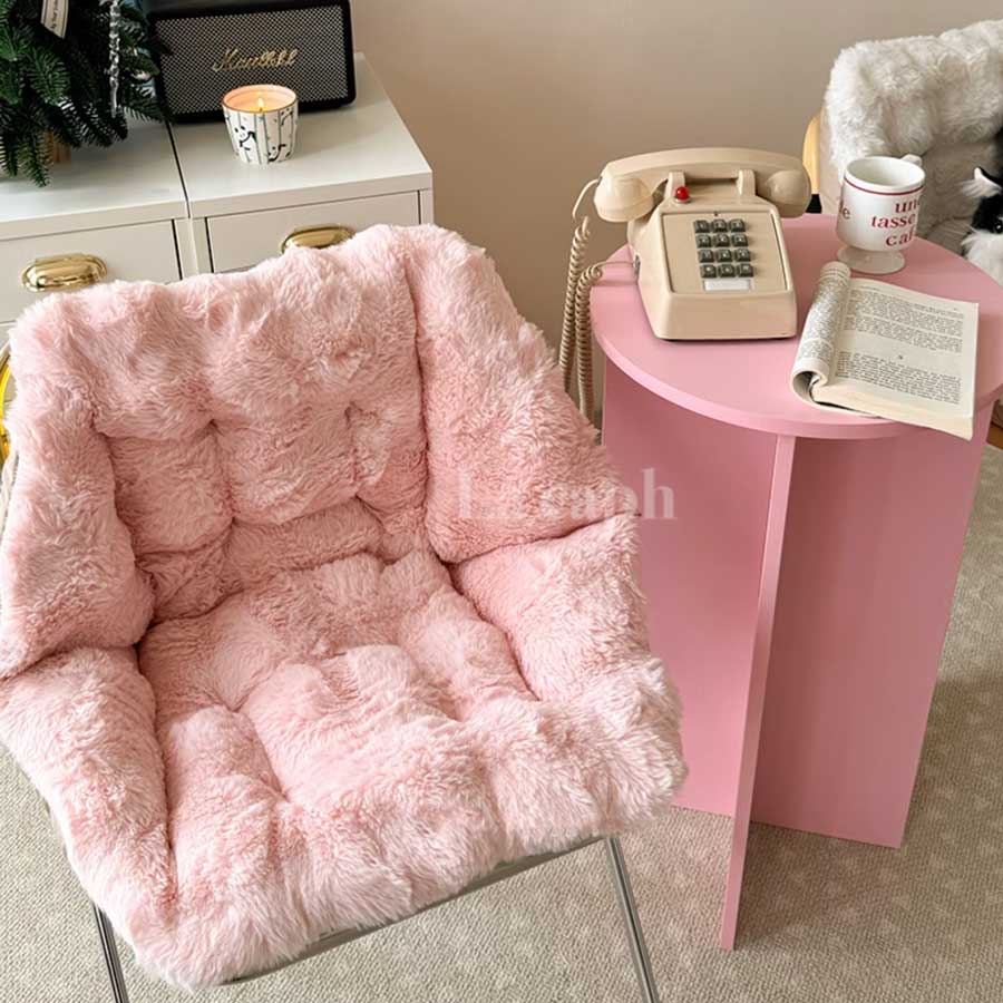 soft furry chair cover (4colors)