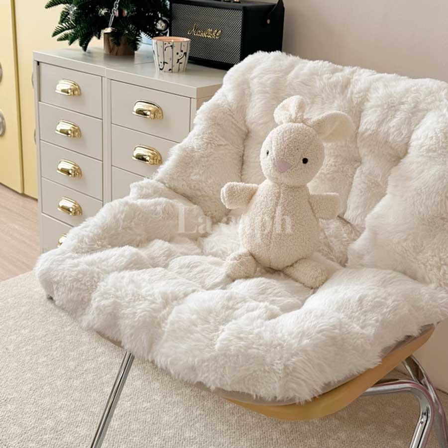 soft furry chair cover (4colors)