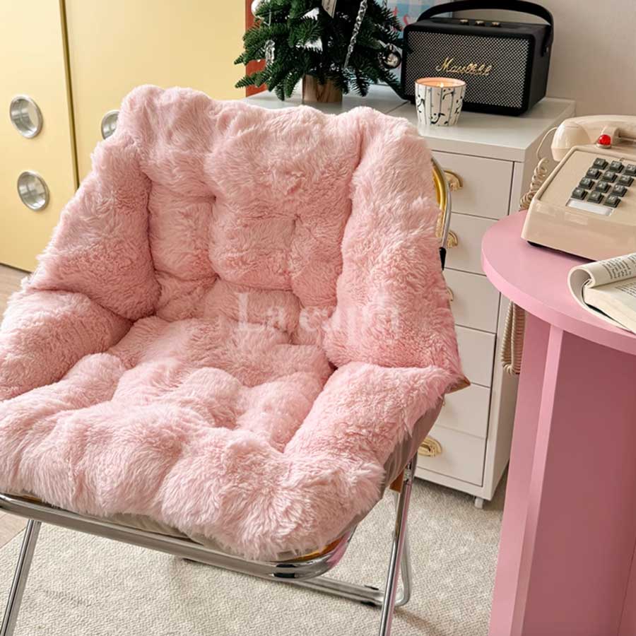 soft furry chair cover (4colors)