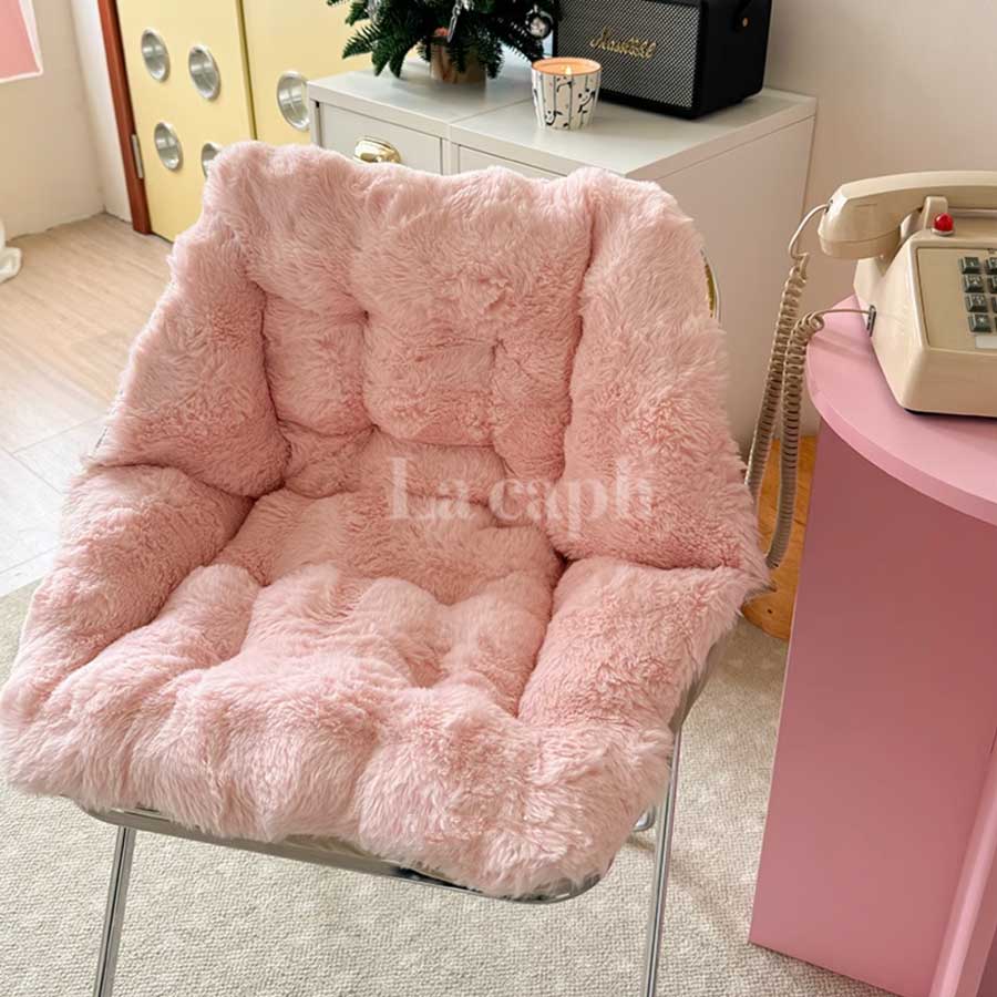 soft furry chair cover (4colors)