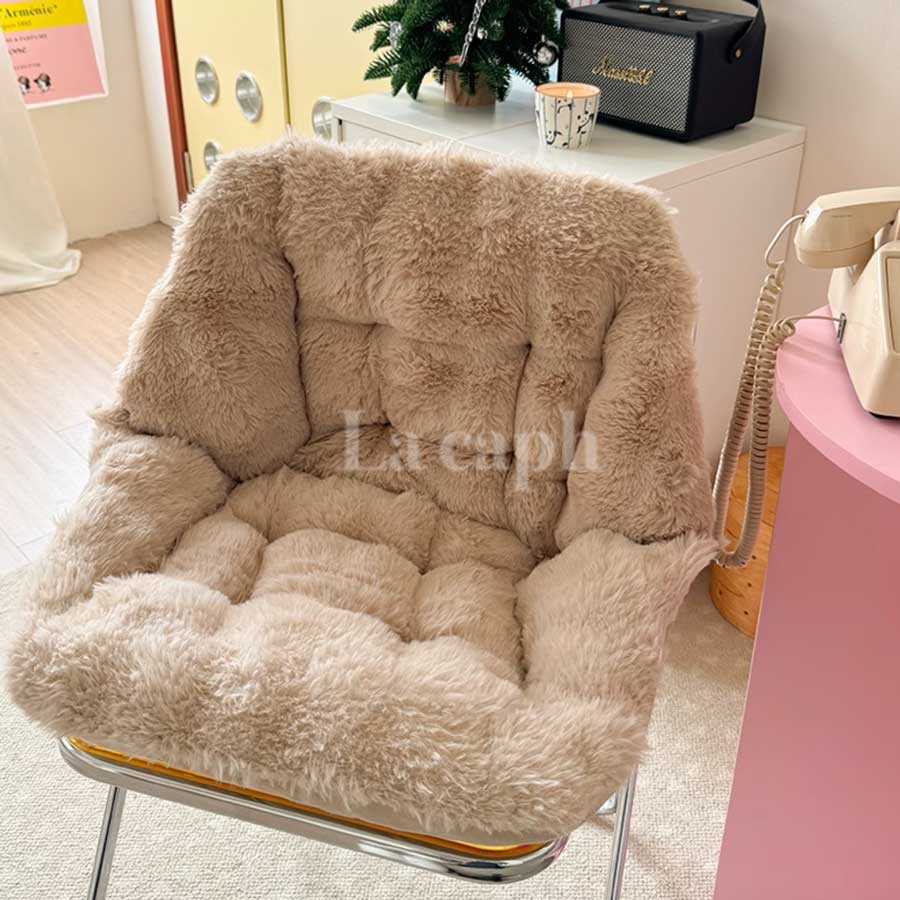 soft furry chair cover (4colors)