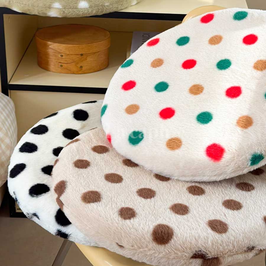 dot round chair cushion (6colors)