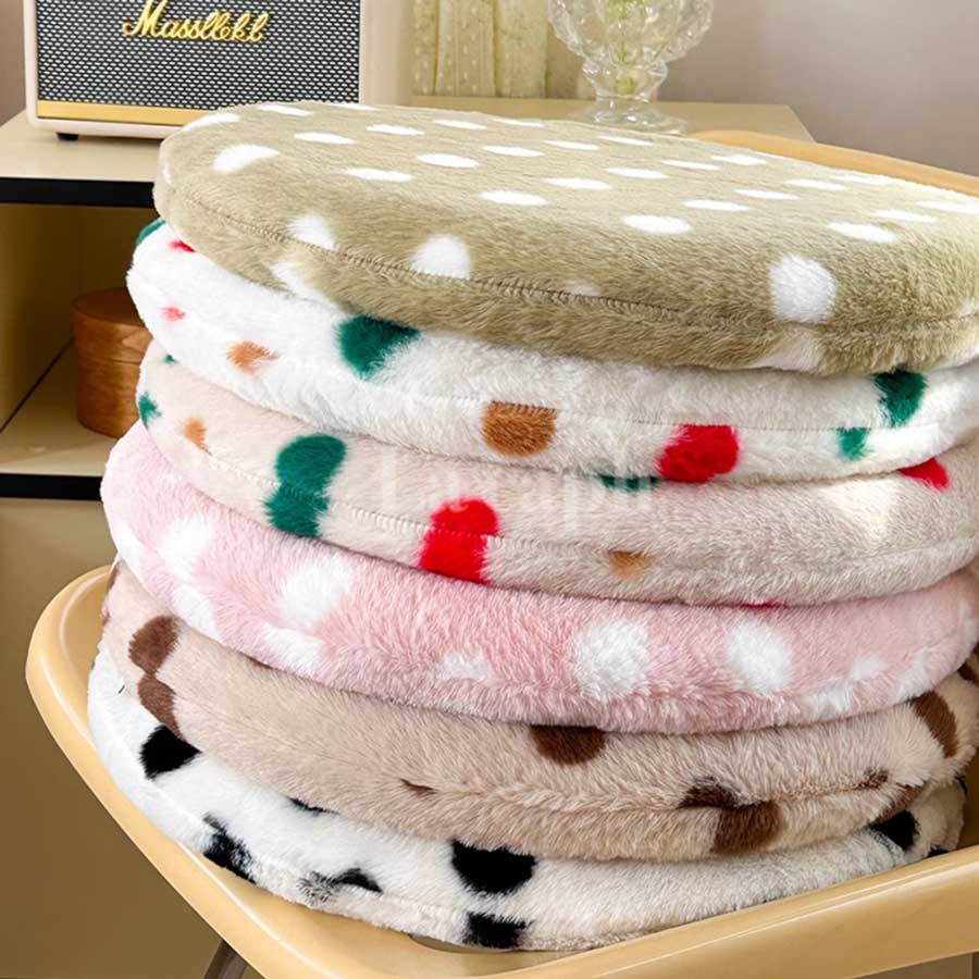 dot round chair cushion (6colors)