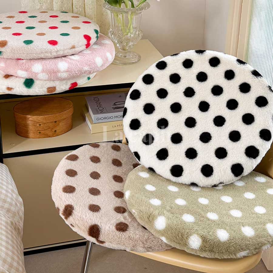 dot round chair cushion (6colors)