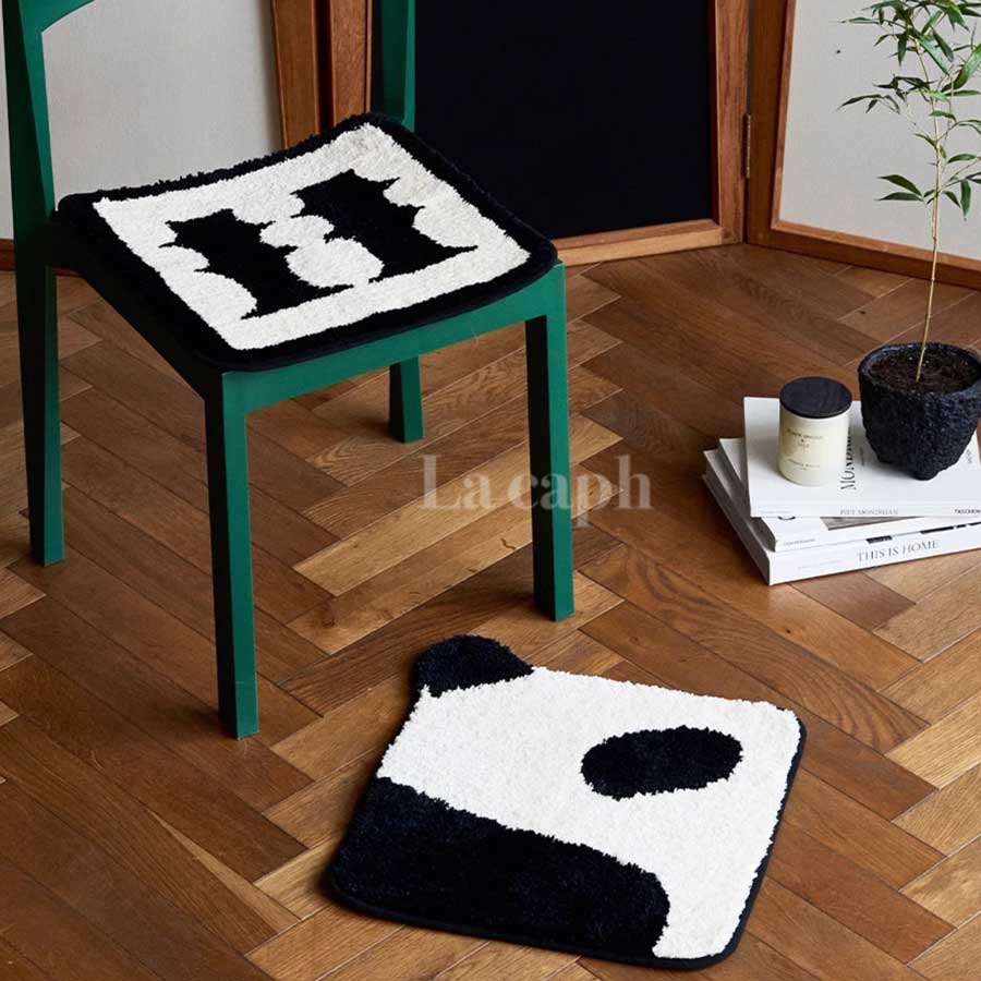 panda shaped chair pad (2designs)