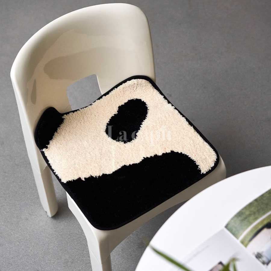 panda shaped chair pad (2designs)