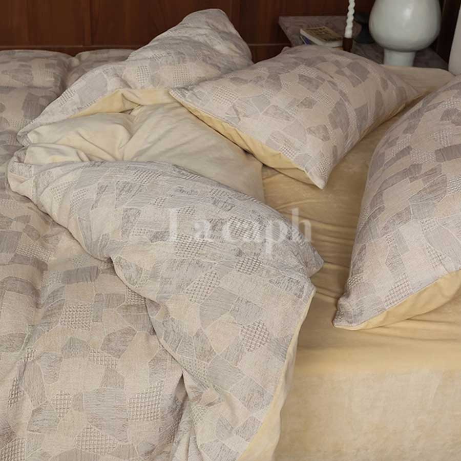 modern mosaic bedlinen set (3colors)