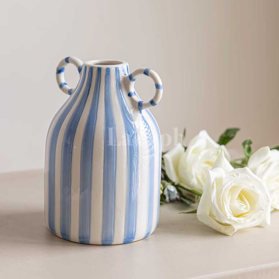 striped ceramic vase (3colors)