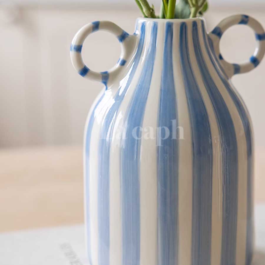 striped ceramic vase (3colors)