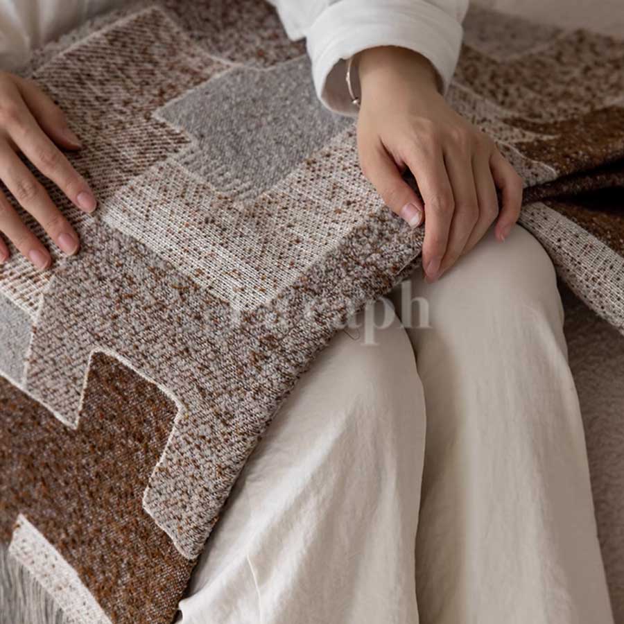 calm brown blanket