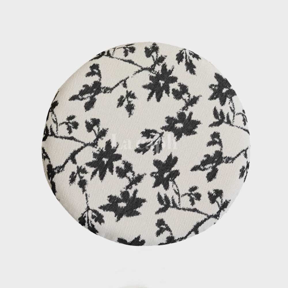 floral print ottoman stool & cushion (2colors)