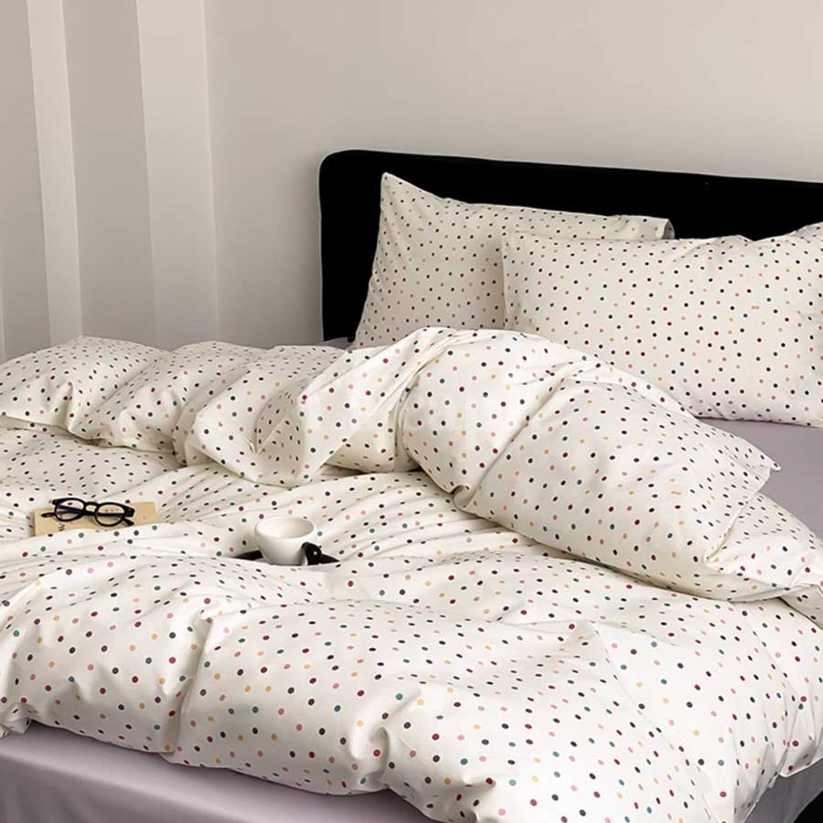 polka dot bedlinen set (4designs)