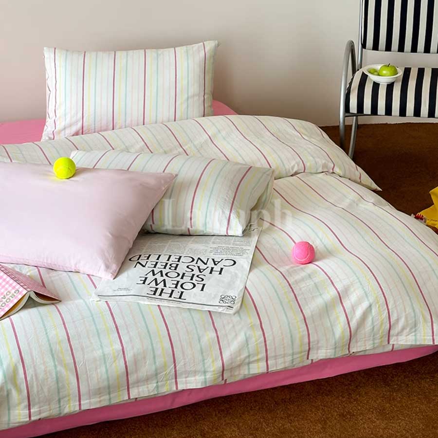 candy stripe bedlinen set (4colors)