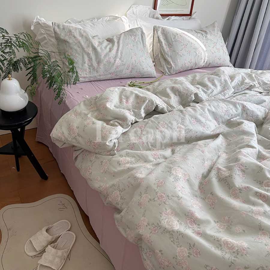 vintage rose bedlinen set