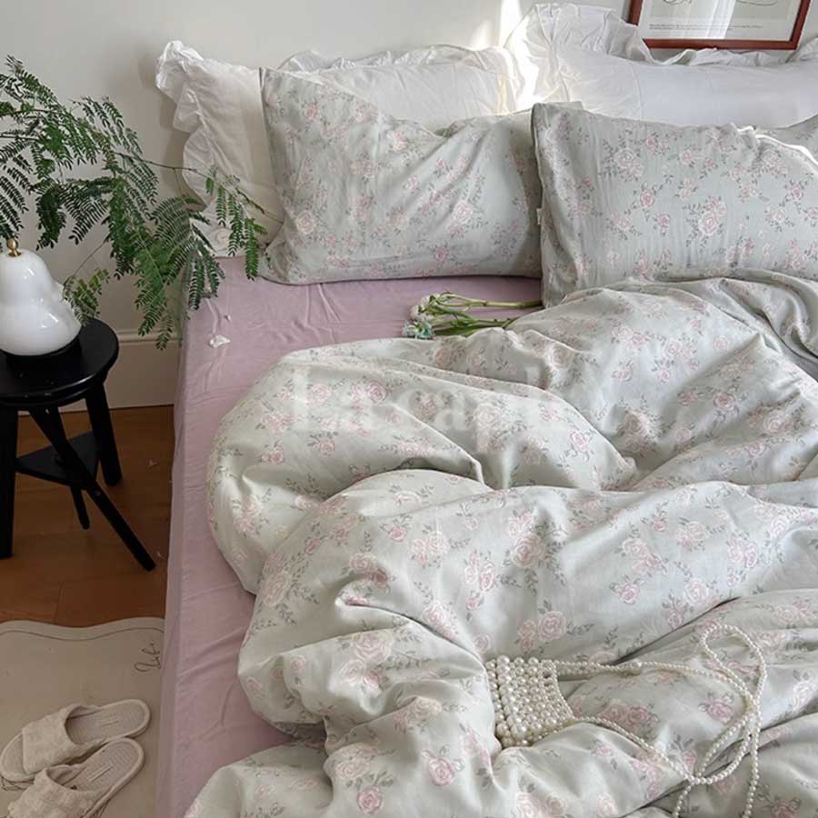 vintage rose bedlinen set