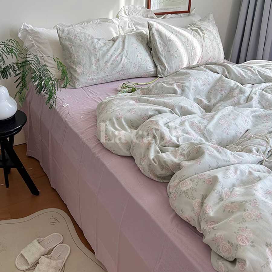 vintage rose bedlinen set