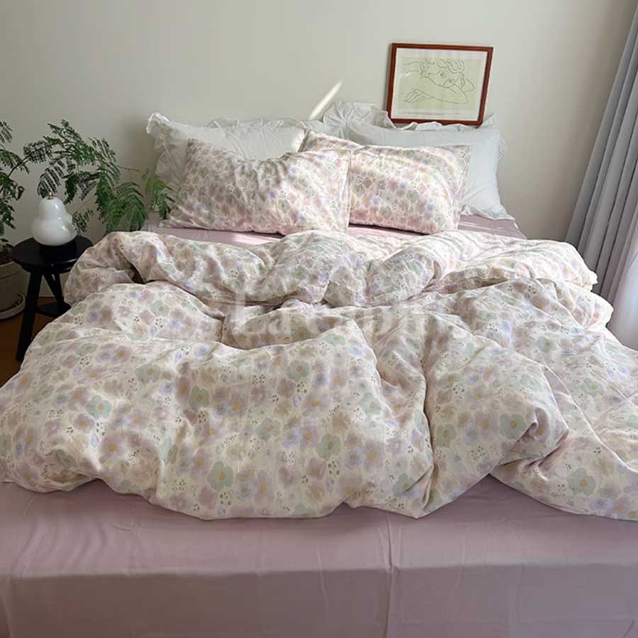 pink floral bedlinen set