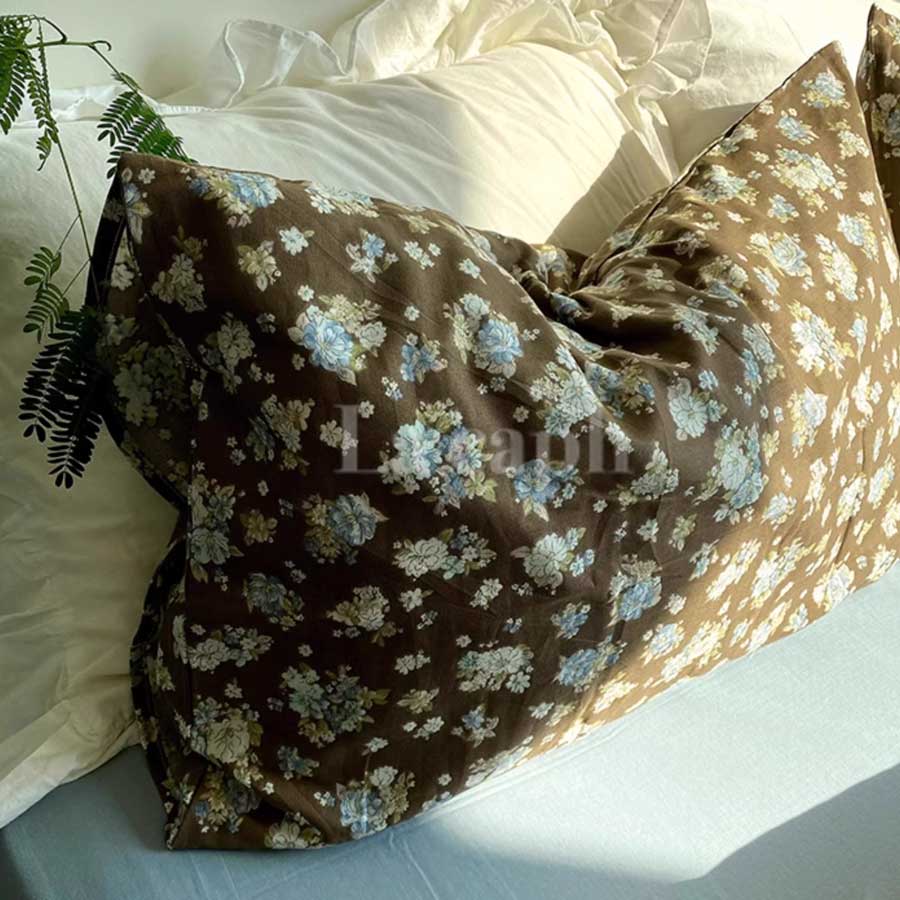 rustic floral bedlinen set