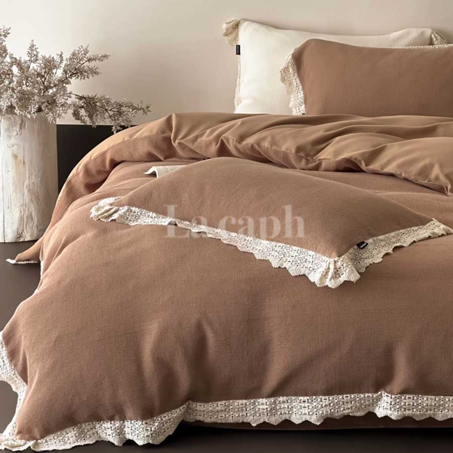 lace frill bedlinen set (2colors)