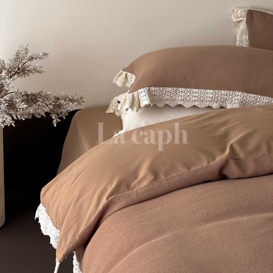 lace frill bedlinen set (2colors)