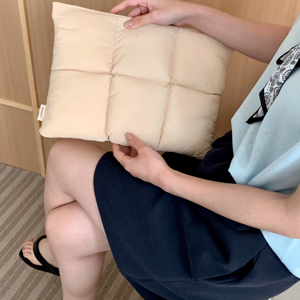 pastel pillow mac book bag (4color)