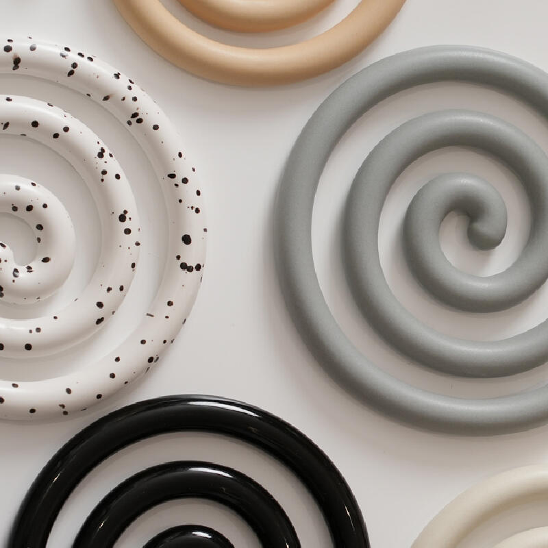 6color modern swirl trivet