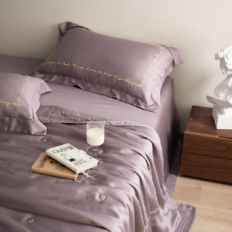 5color simple frill quilt & pillow sheets set