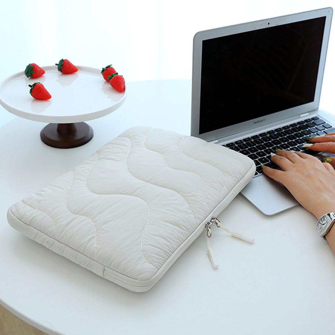 Puffy Quilted Laptop Case for MacBook & Notebook