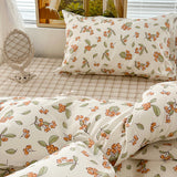 5design flower girly cotton bedlinen set
