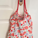 3design vivid floral tote bag