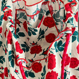 3design vivid floral tote bag