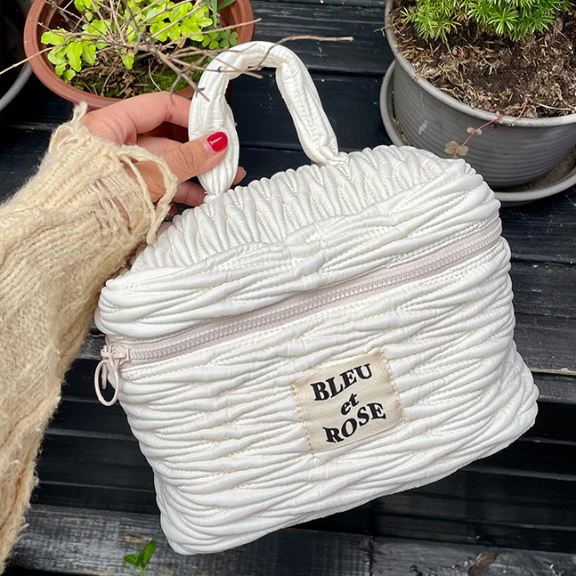 2color fine stitch pouch