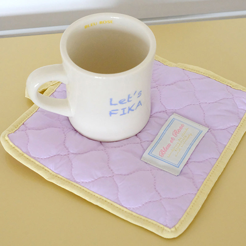 2color quilting coaster