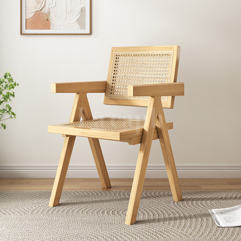 rattan wood chair(4colors)