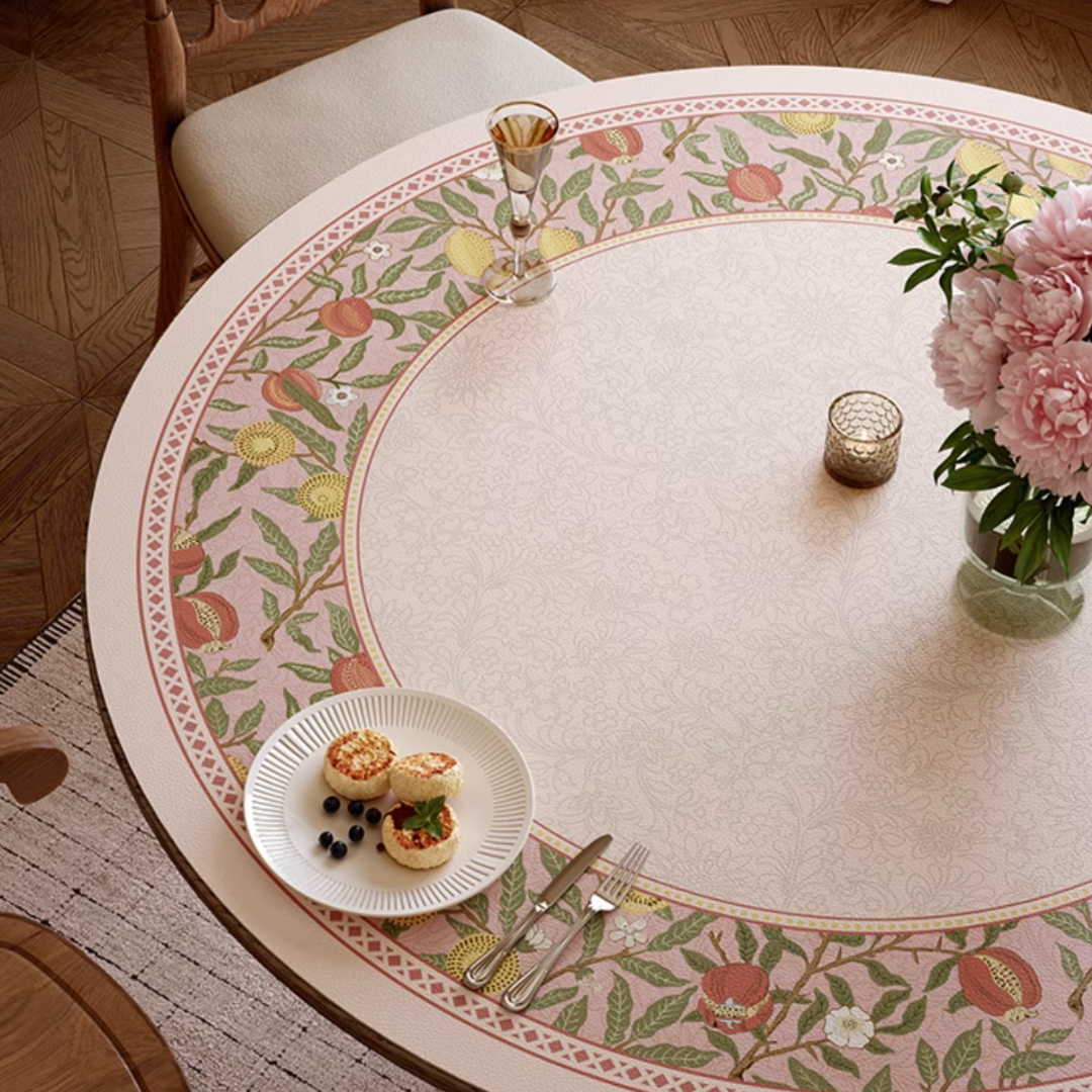 leia garden round table mat