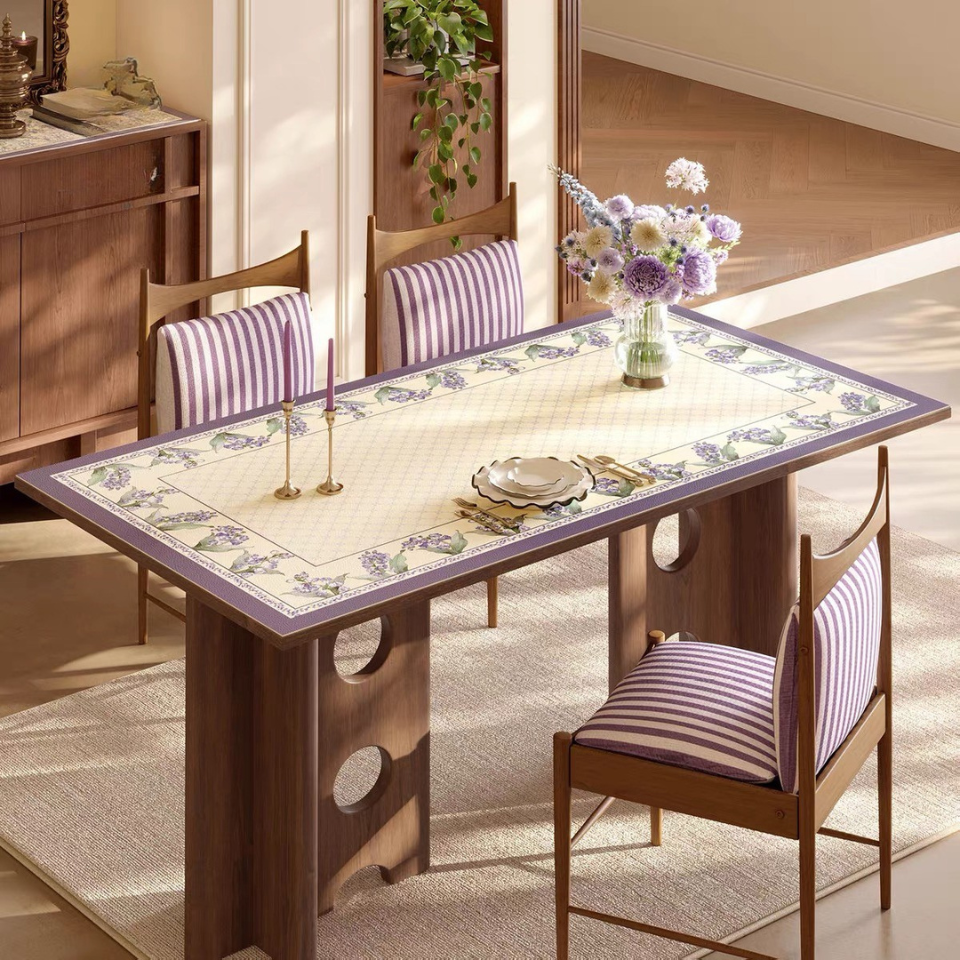 Purple Campanula table mat