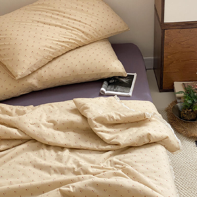 8design natural floral summer quilt