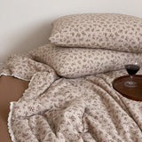 8design natural floral summer quilt