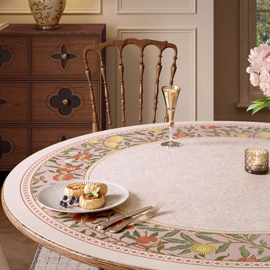 leia garden round table mat