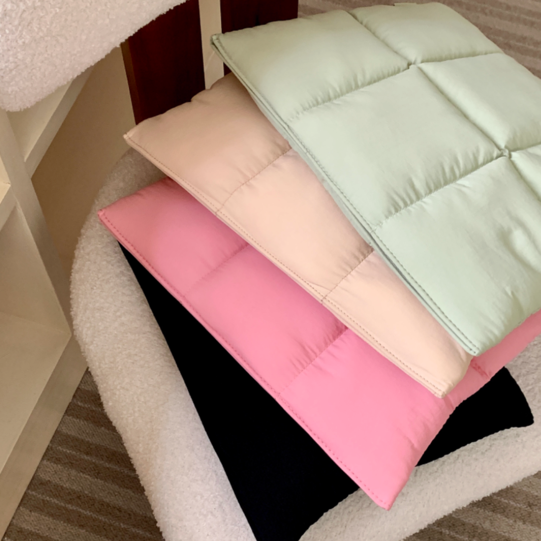 pastel pillow mac book bag (4color)